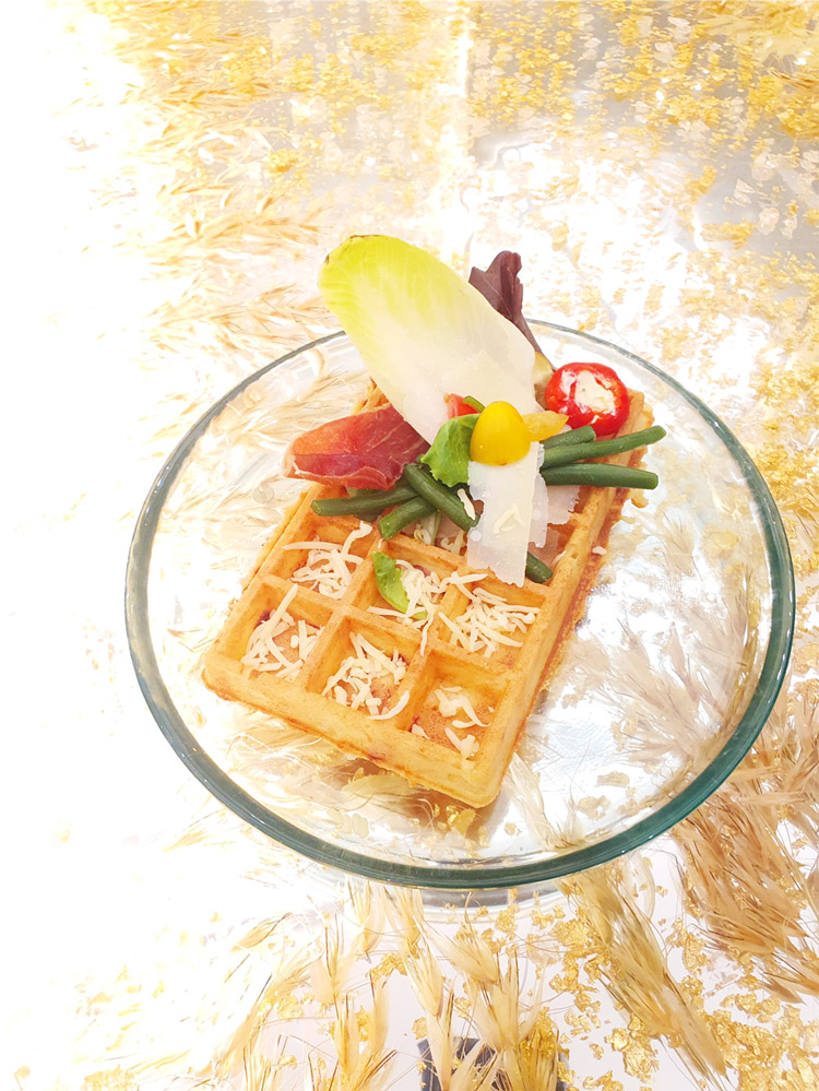 Gaufre de Bruxelles salée de La Maison des Gaufres
