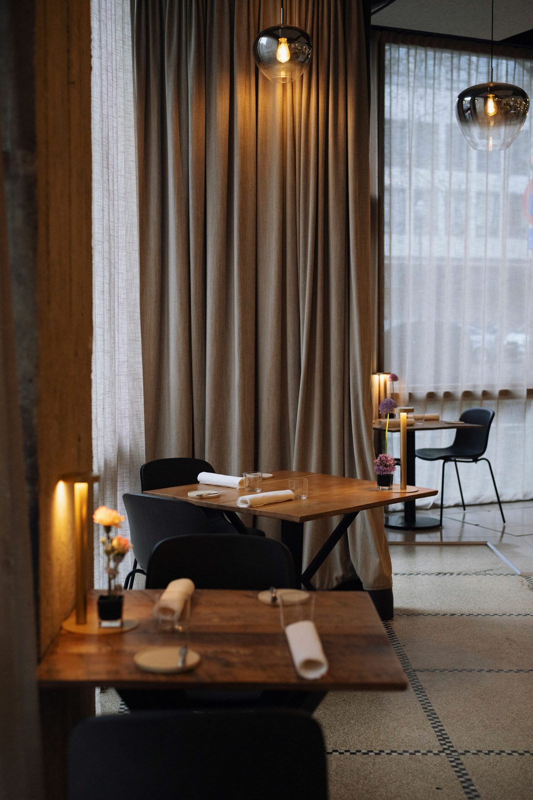 Salle du restaurant Barge à Bruxelles