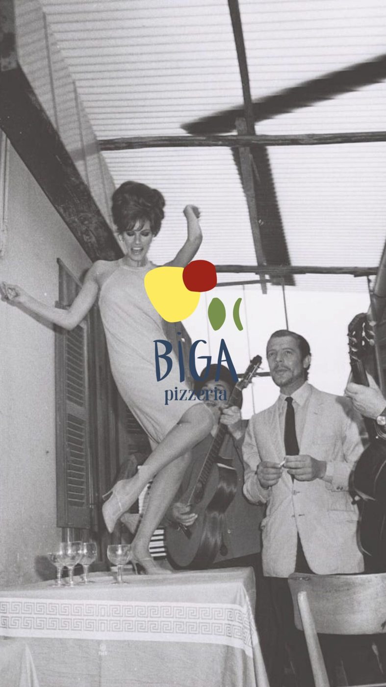 Visuel officiel de la pizzeria Biga avec son logo