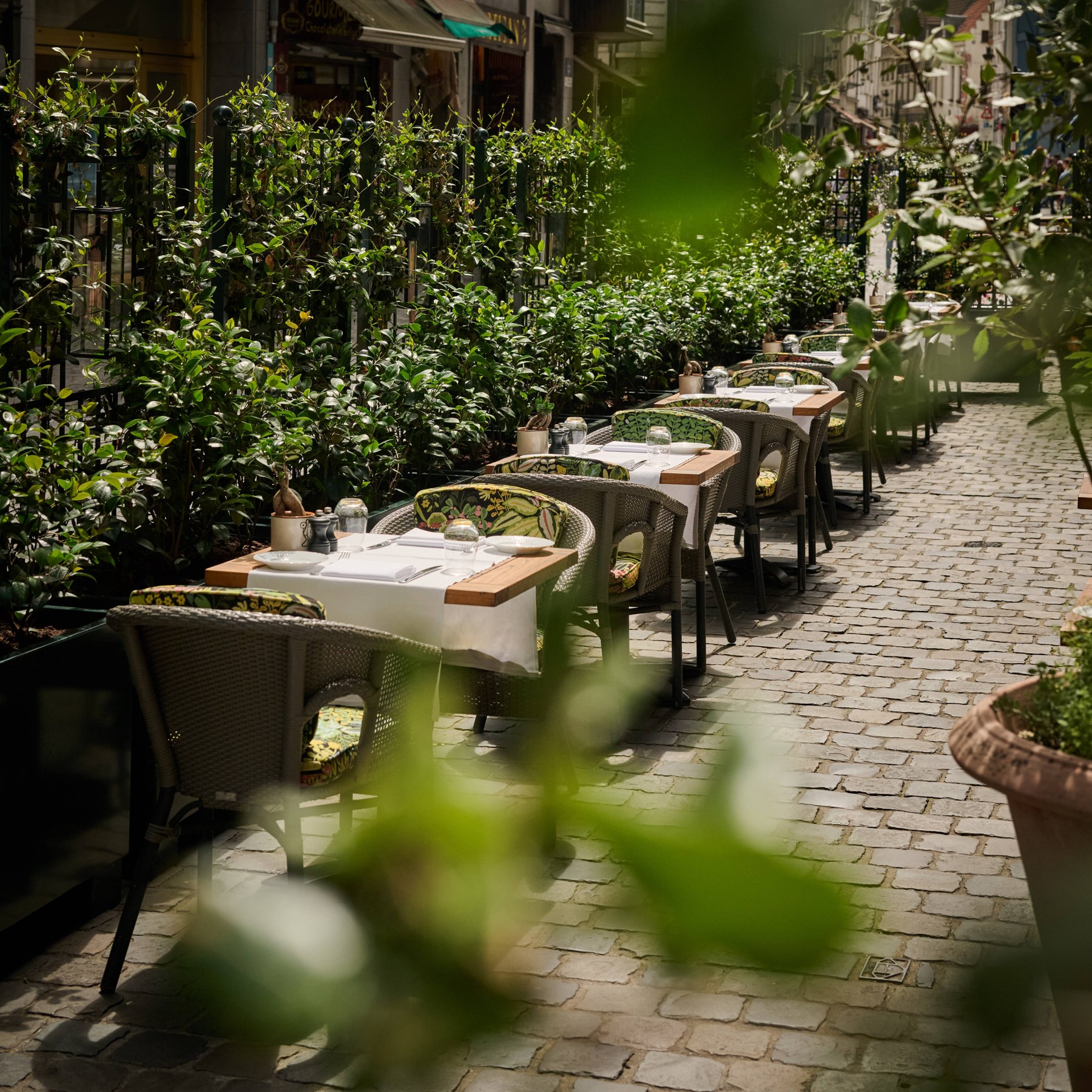 Terrasse Bocconi Al Fresco d'inspiration milanaise, Hotel Amigo