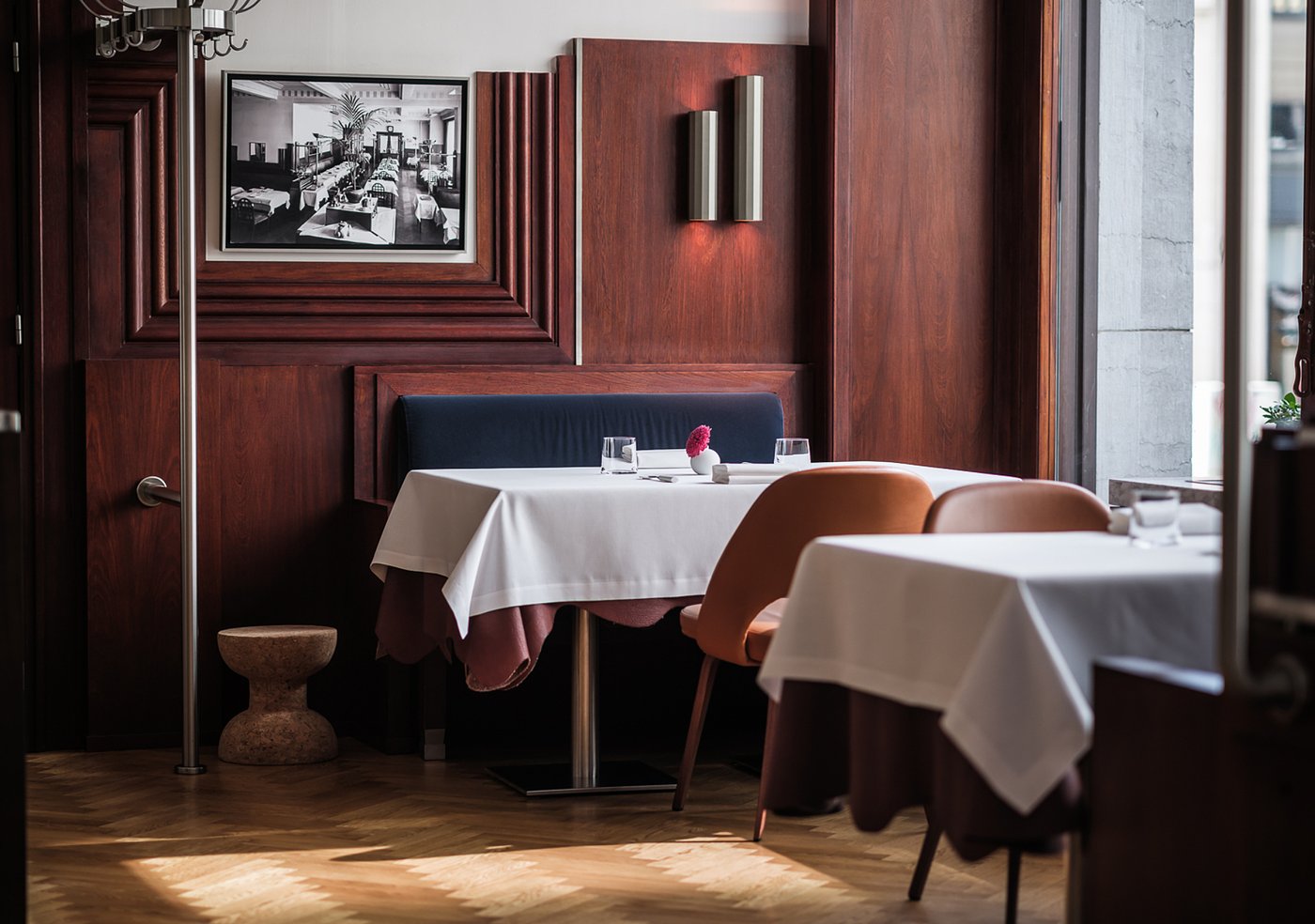 Salle Art déco du Bozar Restaurant dans le Palais des Beaux-Arts de Victor Horta