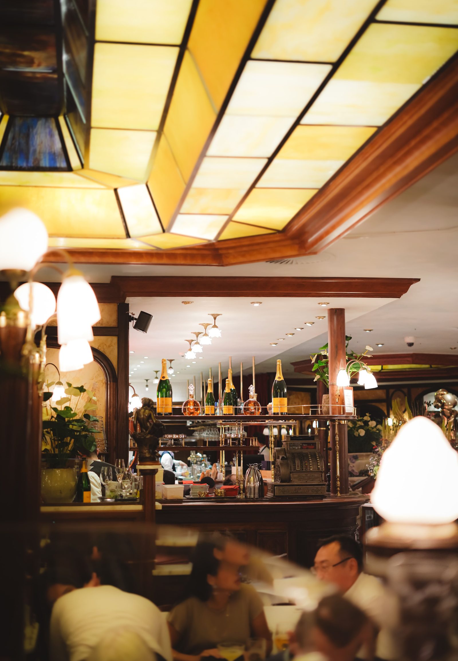 Salle des Brasseries Georges sous sa verrière lumineuse