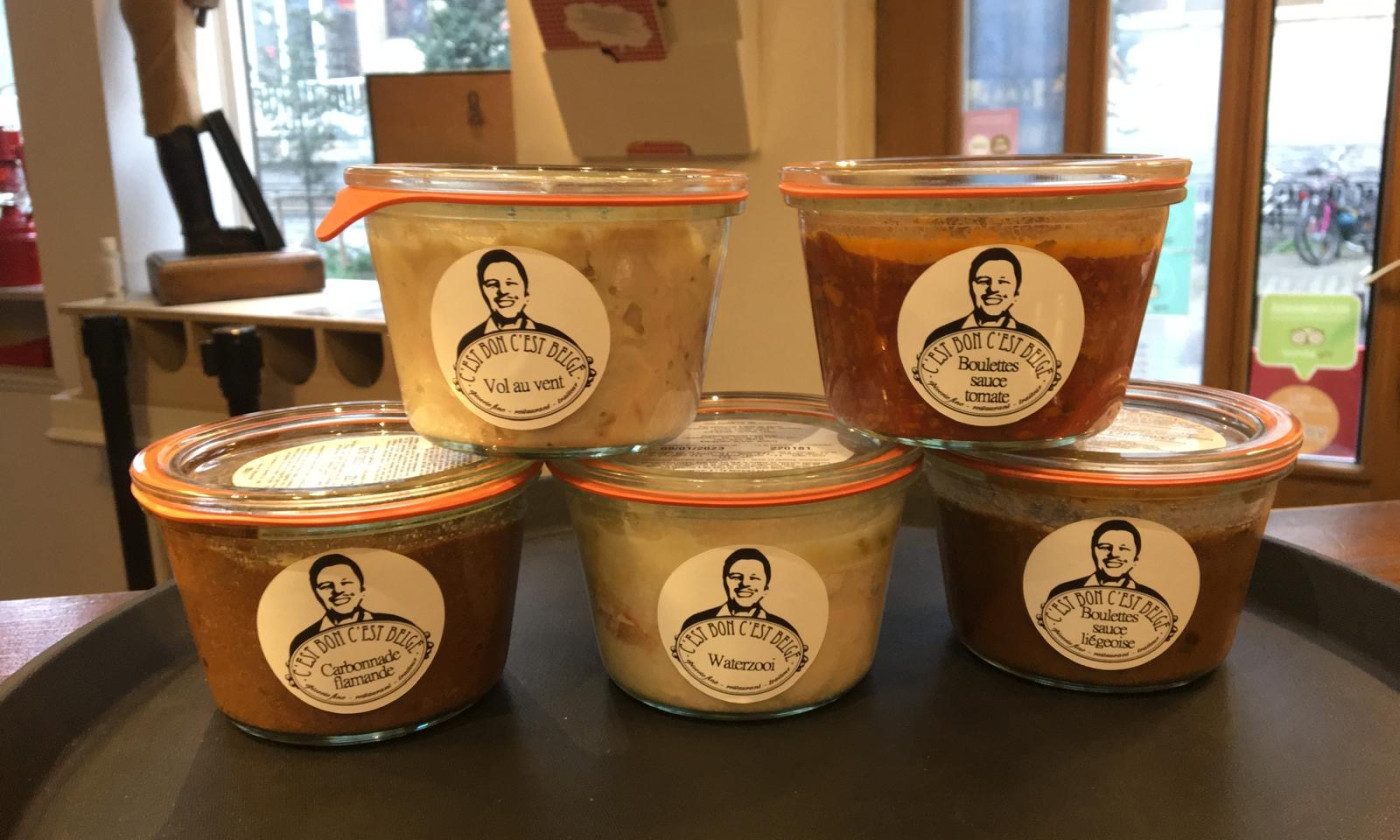 Terrines et rillettes artisanales vendues à l'épicerie