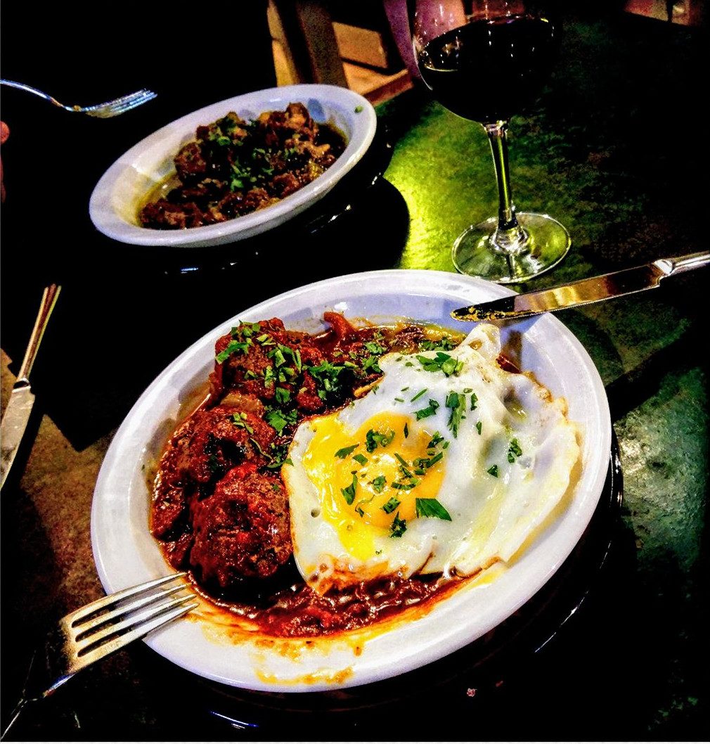 Boulettes kefta servies au restaurant Horia