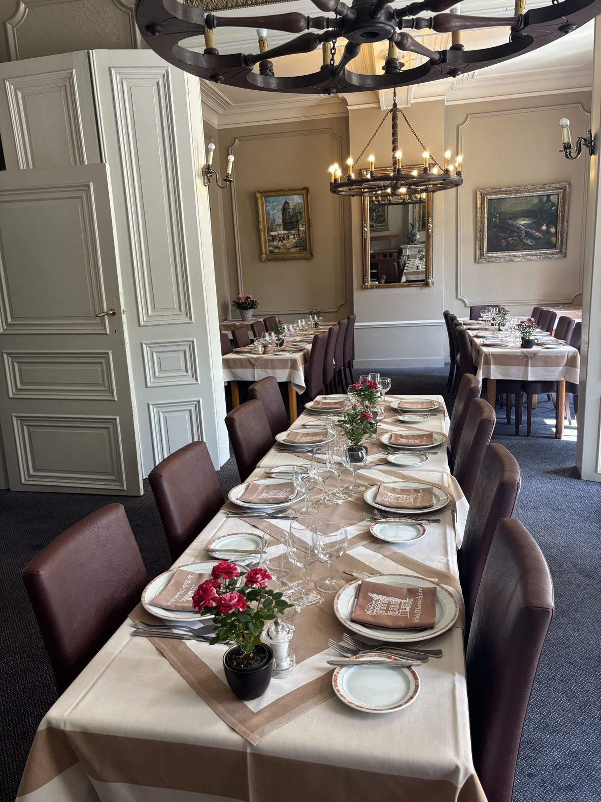 Salon privé du restaurant La Belle Maraîchère