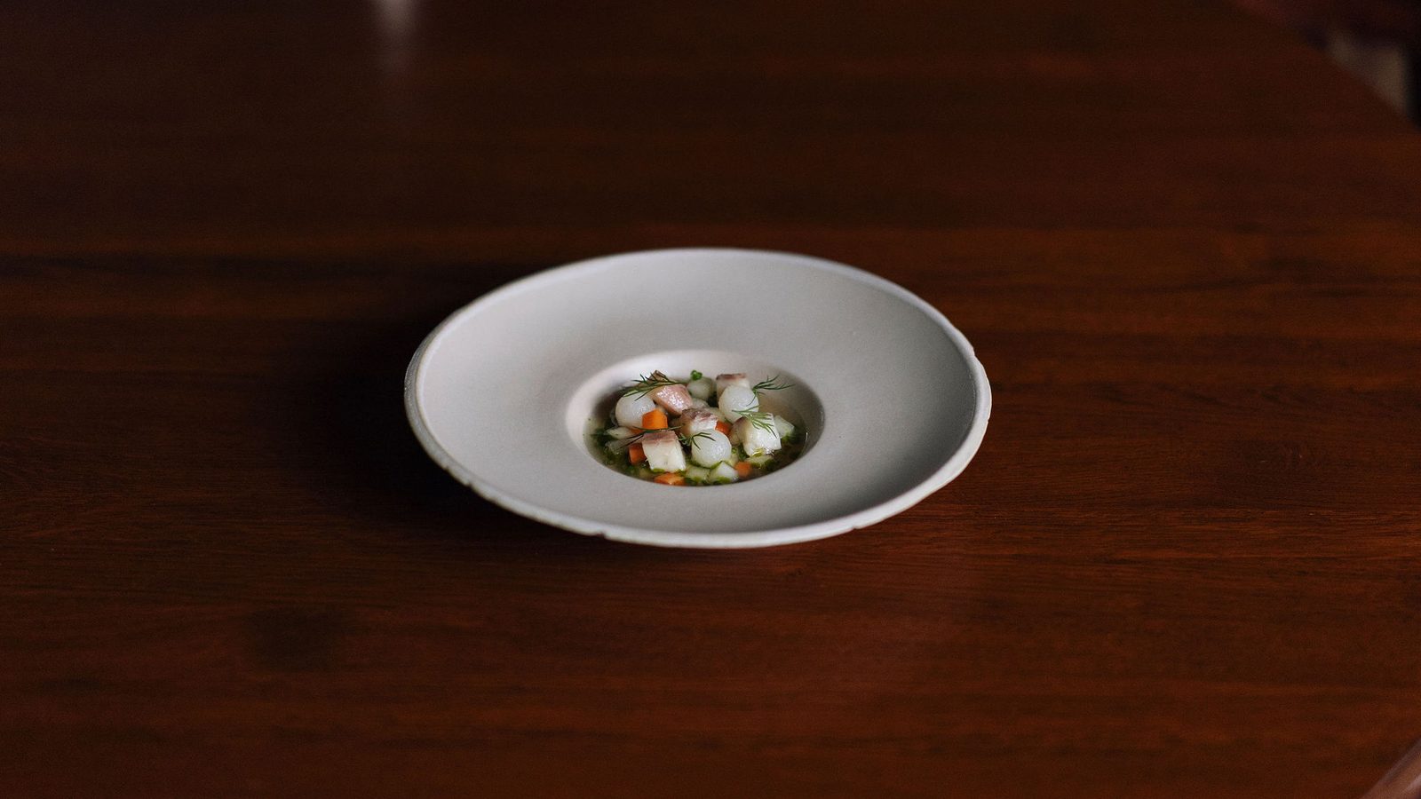 Assiette signature du restaurant La Bonne Chère à Bruxelles