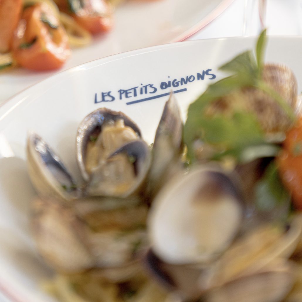 Casserole de moules au nom des Petits Oignons