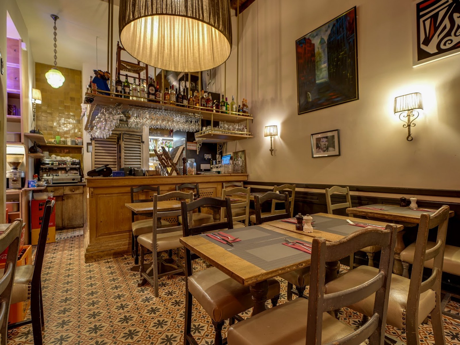 Salle du restaurant libanais Les Vignes du Liban à Bruxelles