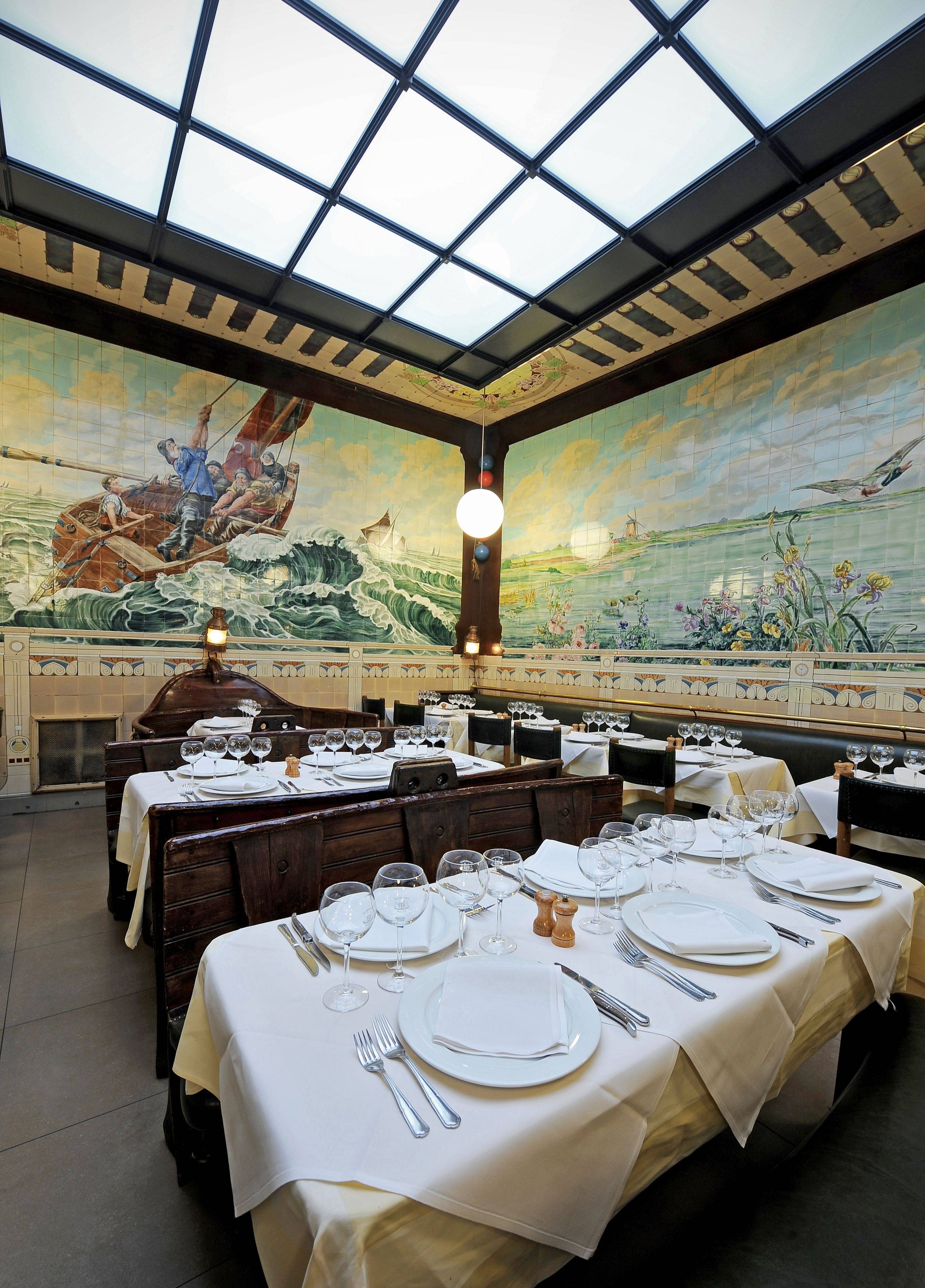 Salle de la Maison Vincent sous sa verrière