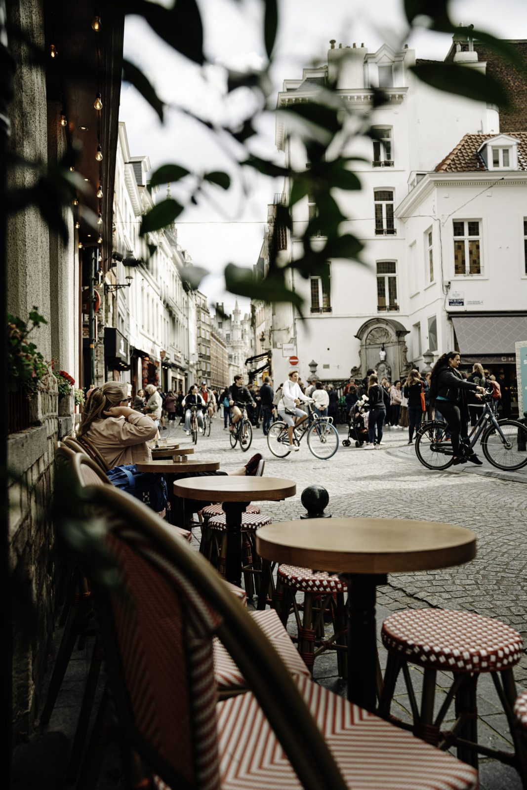 Terrasse du Manneken Pis Café rue des Grands Carmes
