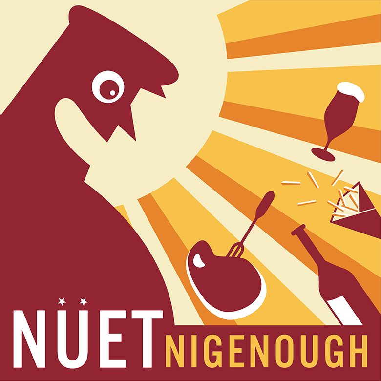 Enseigne du Nüetnigenough rue du Lombard à Bruxelles