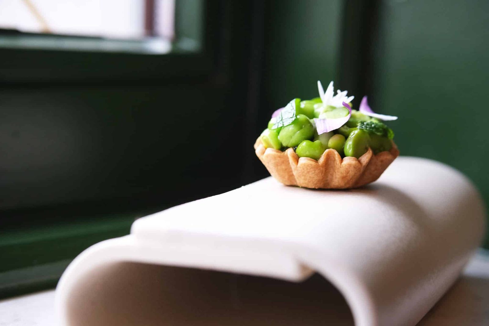 Amuse-bouche servi au restaurant Quartz