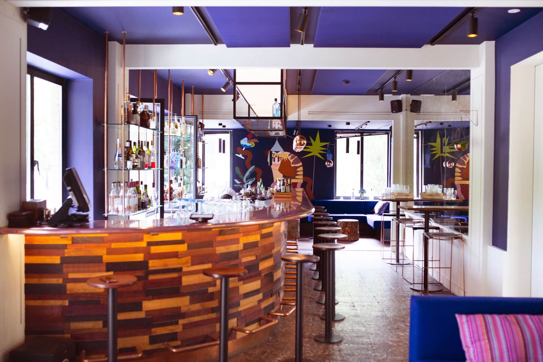 Bar à cocktails Mizarù du restaurant Sanzarù à Bruxelles