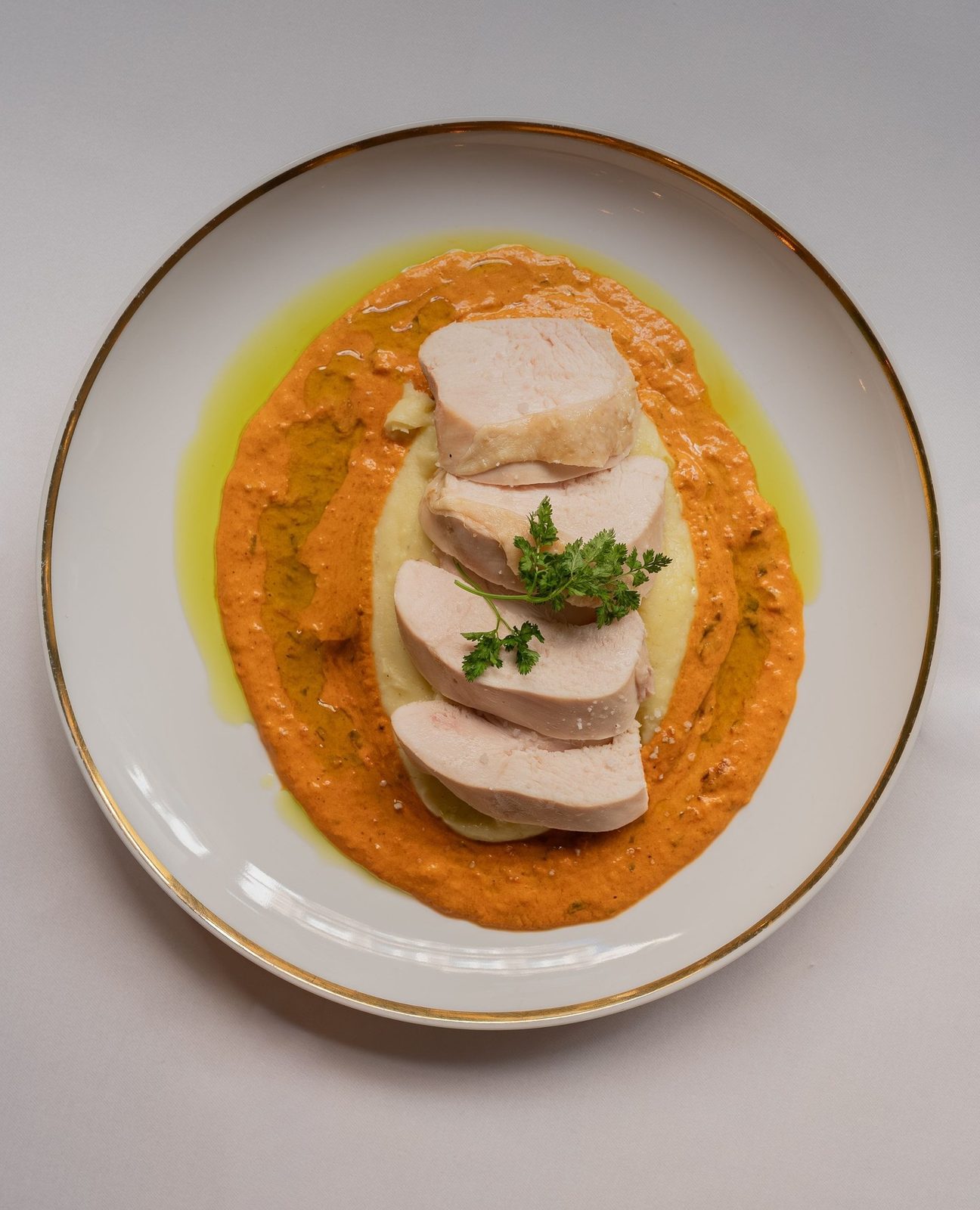 Suprême de volaille sauce Sambre & Meuse de La Taverne du Passage