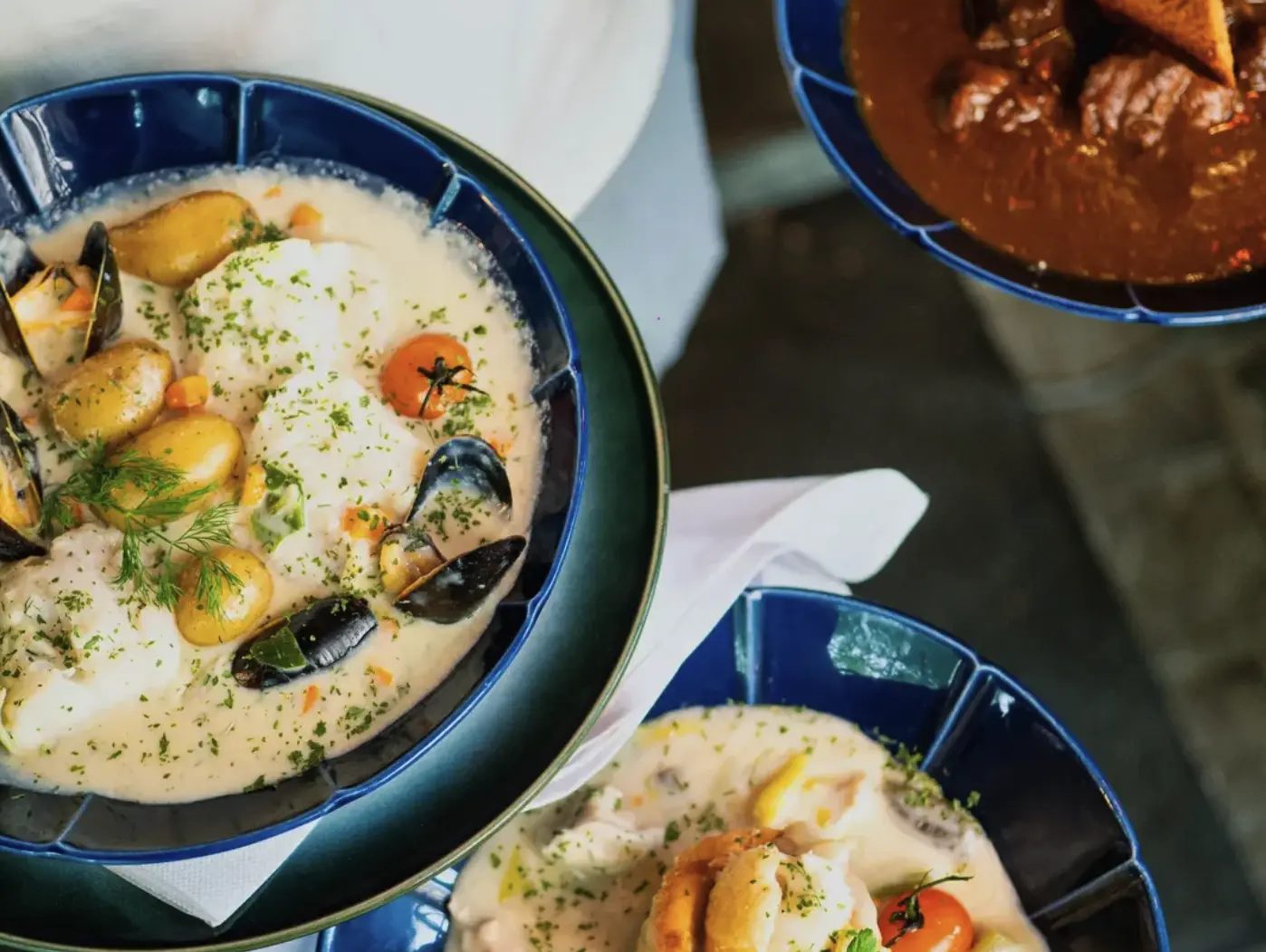 Cassolette de moules servie au Beer's Garden